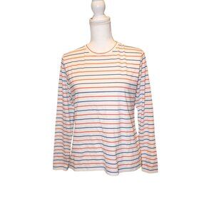Kule The Modern Long Sleeve Striped Crewneck T-Shirt, Small NWT